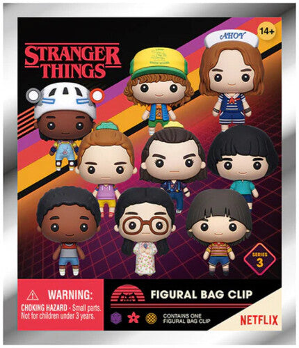 Stranger Things 3D Foam Bag Clip (One Random)