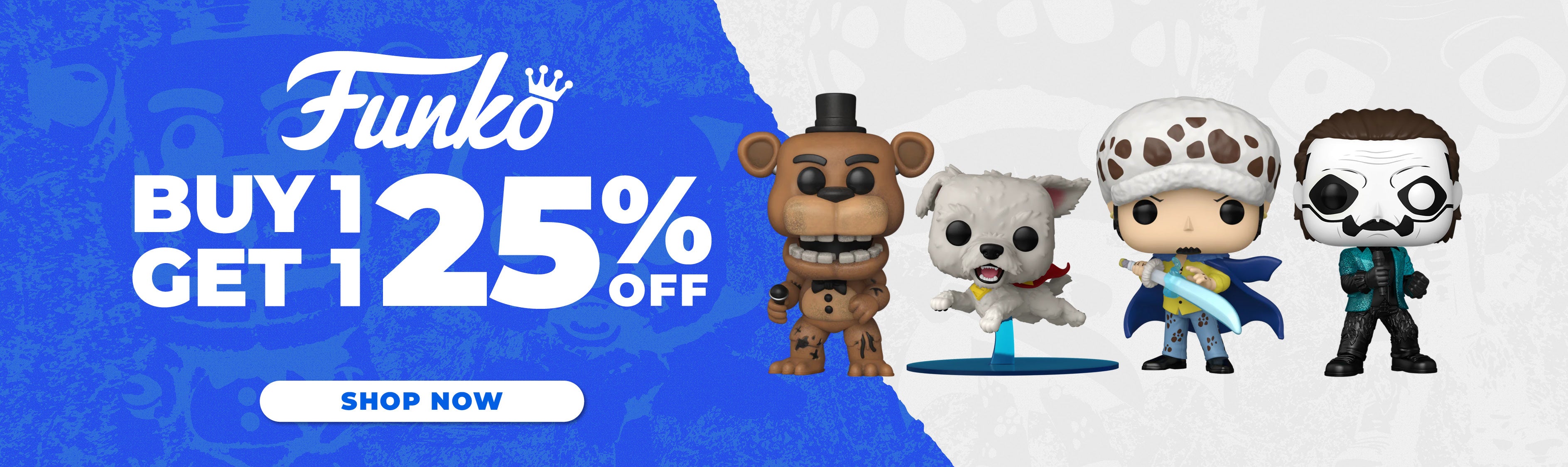 Funko Buy 1, Get 1, 25% Off - Lowest priced item is discounted