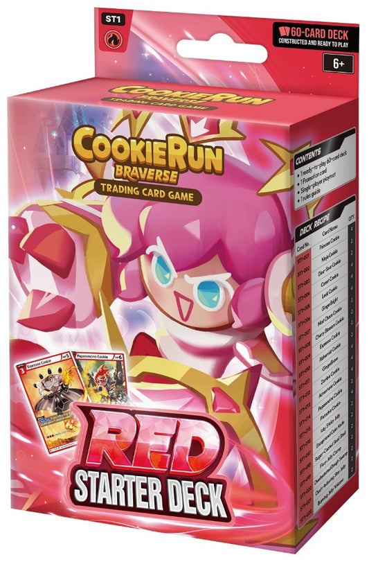 CookieRun Braverse Brave Begining Starter Deck - Red