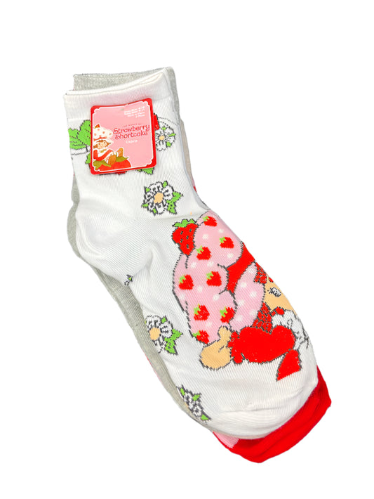 Strawberry Shortcake Capri Socks 5-Pack