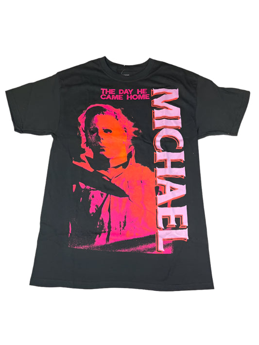 Halloween Michael Myers Crystal Print T-Shirt